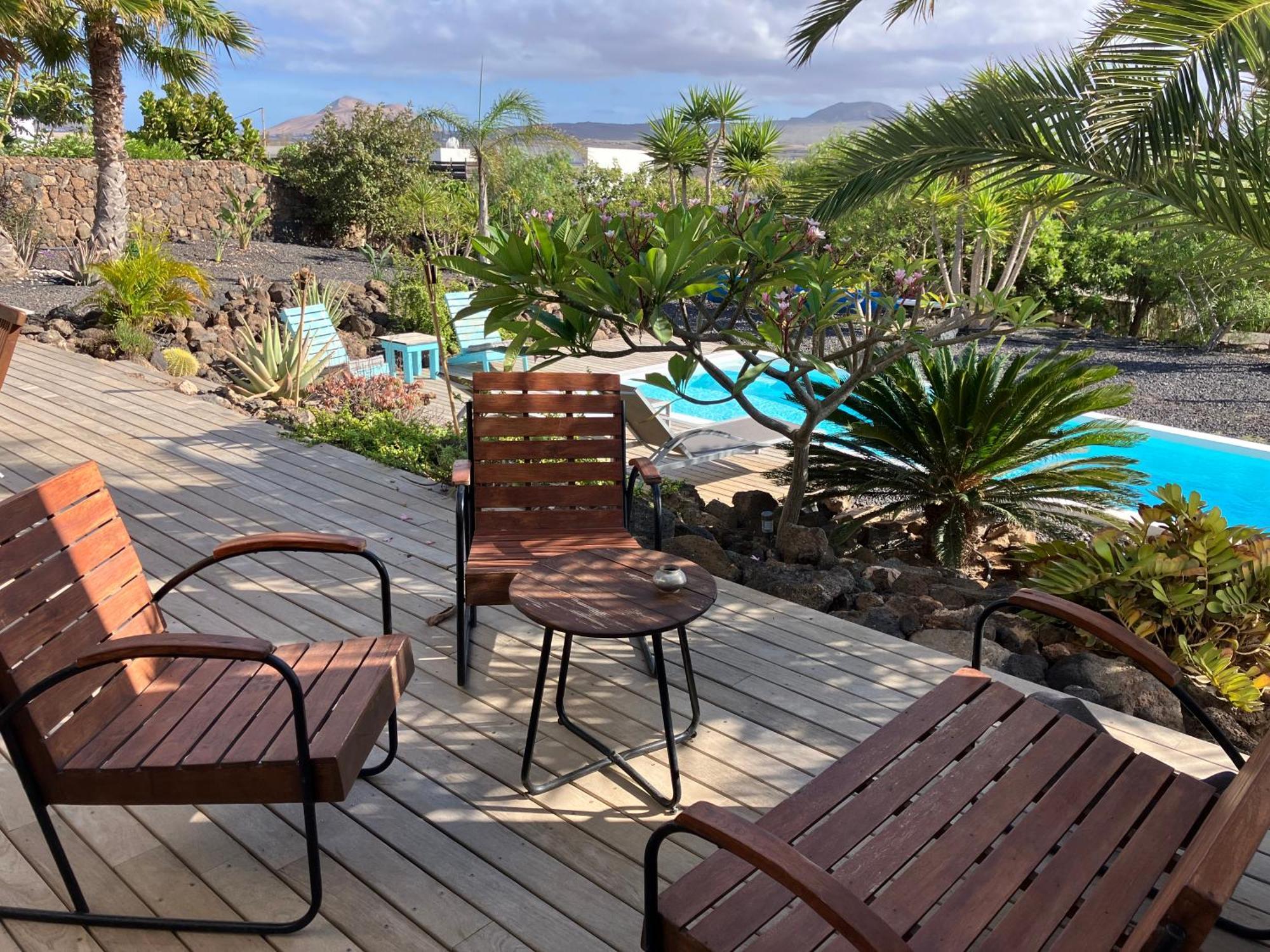 Majanicho Rock - Villa With Heated Pool Lajares Kültér fotó
